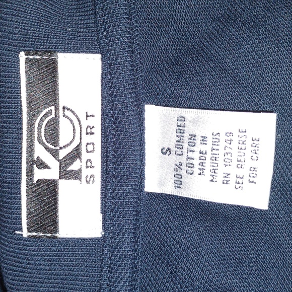 KC Sports Casual Black Cotton Button Up Polo Short Sleeve Shirt S - Picture 3 of 3